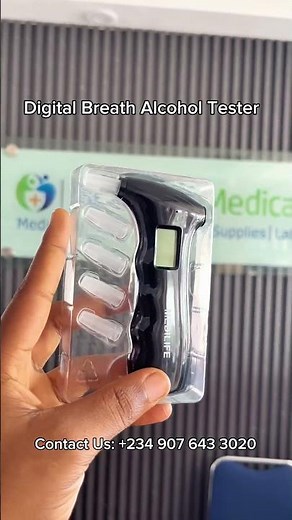 🍷🚫 Digital Breath Alcohol Tester – Fast, Accurate & Reliable BAC Det...