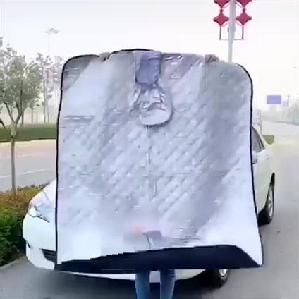 Chega de calor no carro e para-brisas sujo! ☀️ Lado prateado para fora no verão e lado preto no inverno❄️ ✅ Poupa tempo e ar condicionado! 🌬️ Proteção contra vento e roubo Encomenda agora👇 | Superzebra