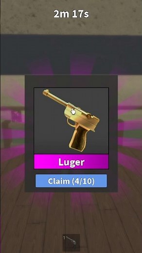 I UNBOXED THE LUGER in MM2! #roblox #mm2 #mm2roblox #robloxedit #murdermystery2