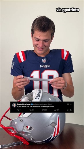 NFL on Instagram: "There's only one Drake "Drake Maye" Maye LACvsNE – 8pm ET on NBC Stream on #NFLPlus + Peacock"