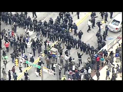 RAW FOOTAGE: Baltimore Freddie Gray protests