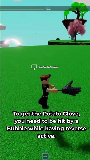 This is how to get the Potato Glove in Slap Battles! #shorts #marriageproposals