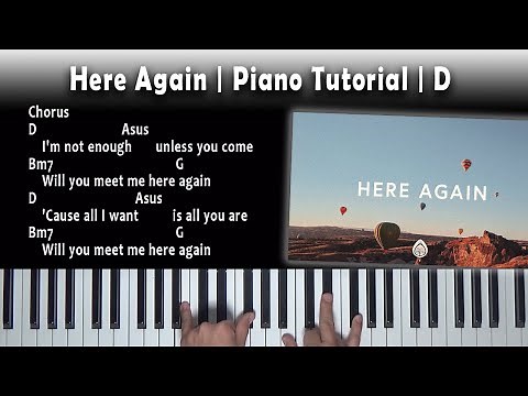 Here Again | Piano Tutorial | D