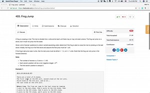 【每日一题：小Fu讲解】LeetCode 403. Frog Jump