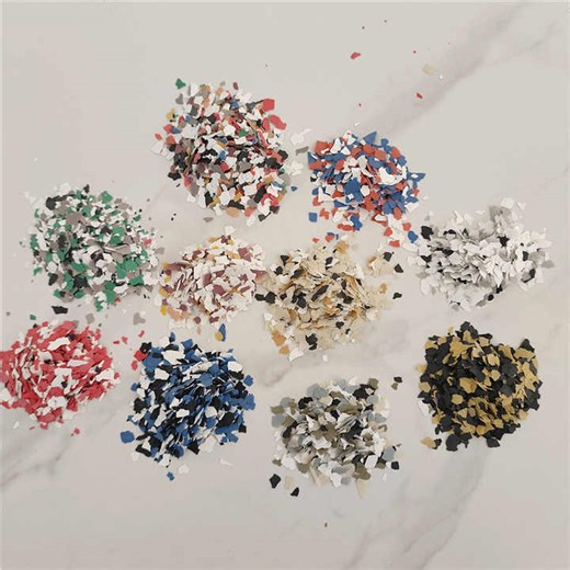 CNMI Color Flake Broadcast Flooring Package Epoxy Flake Flooring Kit for Garage Warehouse Floor