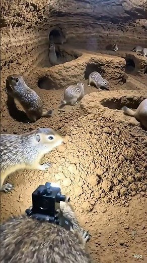 Gopher POV Underground Tunnel Exploration 🐾 Real Micro Camera Footage