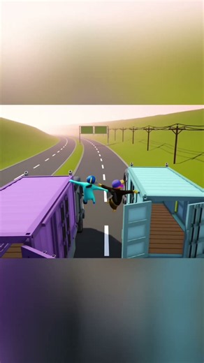 Gang beasts trucks glitch #3 #gangbeasts #gangbeastsfunnymoments
