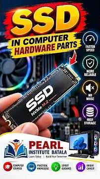 What is SSD? | Computer Hardware Parts Explained ⚡ #Shorts #computer #hardware