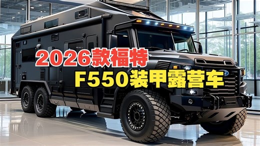 2026款福特F550装甲露营车：终极安全探险移动堡垒