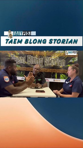 Harry Atisson catches up with Pro-Medical Operations Manager Ange Fowles and Advance Life Support Paramedic George Jack during a special edition of Taem Blo Storian | Vanuatu Daily Post