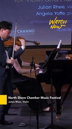 Revisit this performance by VC Artist Julian Rhee and pianist Angela Yoffe, featuring Lera Auerbach’s 24 Preludes, Op. 46 Rhee is a recipient of the North Shore Chamber Music Festival 's Arkady Fomin Scholarship Fund, which celebrates the legacy of violinist Arkady Fomin Auerbach’s 24 Preludes is dedicated to its first performers, Vadim Gluzman and Angela Yoffe Watch now on https://theviolinchannel.com/vc-live-north-shore-music-festival-presents-violinist-julian-rhee/ | The Violin Channel