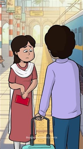 Sad Love Story❤️🥺 #shorts #animation #sagarchoudhuryarts #viral