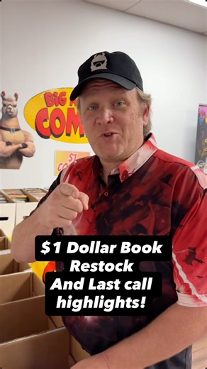 16 reactions | Dollar books restocked tomorrow! Also don’t forget to place your last call orders by Sunday night! Need an account? Come by and we will set you up! | Big Alpaca Comics | Facebook