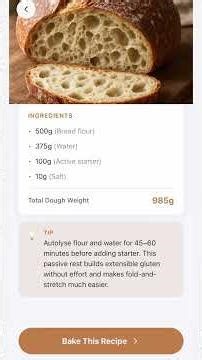 I finally made perfect sourdough (this app changed everything) #Shorts