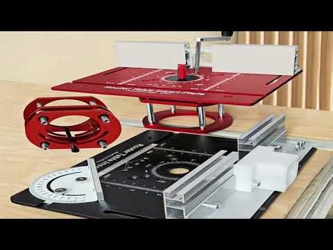 #New Router Table Insert Plate Set, Router Lifts for Router Table Insert Plate for Woodworking Slot