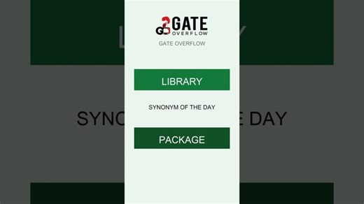 Synonym of the Day: Library Package 🔗 #Shorts #CS | GATE Overflow