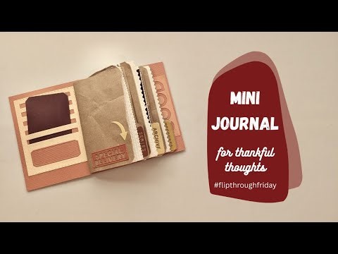 Mini Gratitude Journal Flip-Through