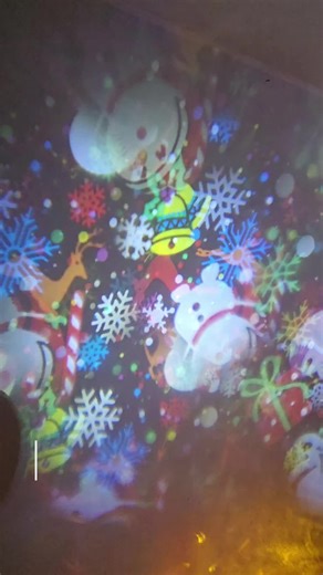 Lámpara de proyección navideña LED Joytutus 5V/1A con 16 patrones, alimentada por USB para uso doméstico y en el coche. Proyector de escenario dinámico para crear ambiente en fiestas navideñas.#projection #chrismas #projection #projection