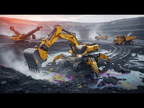 Reclaiming Abandoned Mines: Giant Machines Battle Toxic Waste & Mud