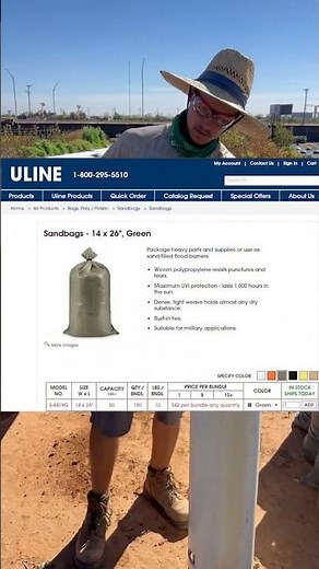 How to Fill Sandbags Fast & Easy #farming #sandbags #efficiency #diytools #construction #howto