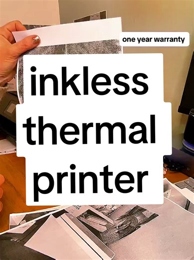 inkless printer #inklessprinter #thermalprinter #printer #tiktokshopstockup #tiktokshopcreatorpicks