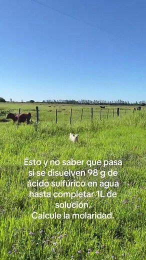 Molaridad ácido sulfúrico: Cálculo paso a paso