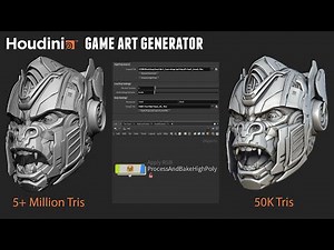 Houdini - Game Art Generator
