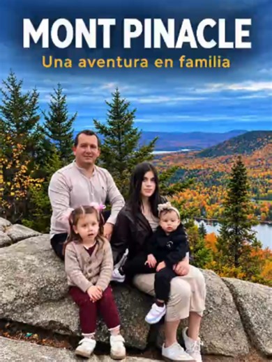 Mont Pinacle: una aventura en familia entre los colores del otoño Entre montañas, árboles dorados y una vista espectacular, disfrutamos de un hermoso paseo en familia. Momentos para respirar aire puro, agradecer a Dios y crear recuerdos juntos. ❤️🏞️ #MontPinacle #AventurasEnFamilia #OtoñoEnQuebec #Naturaleza #MomentosEnFamilia