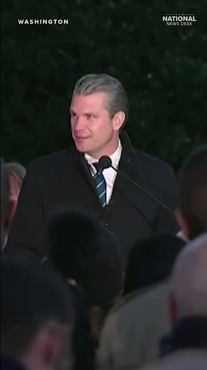 'Goodwill toward men... except narco terrorists': Hegseth during Christmas tree lighting ceremony
