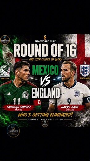 🇲🇽 Mexico vs 🏴 England | Round of 16 🔥 Who’s Getting Eliminated?