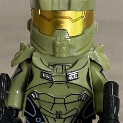 Halo Master Chief Lego Minifigure Brand New Custom Figure Gift Spartan Warrior Video Games Character With Tools and Accessories Toy Present - Etsy