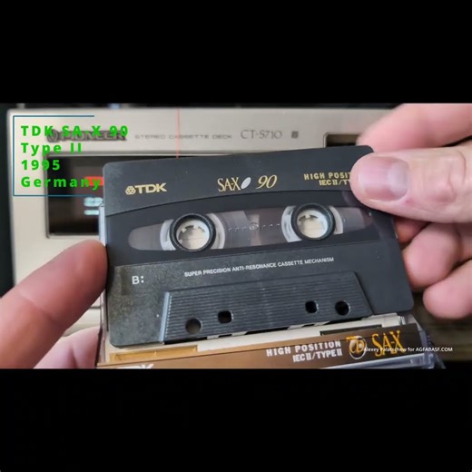 TDK SA-X 90 Type II Germany 1995 #audiocassettes #agfabasf #audiokassetten #tdk #analogtape