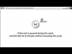 [LG Top Load Washers] DR Error Code Appears On Display