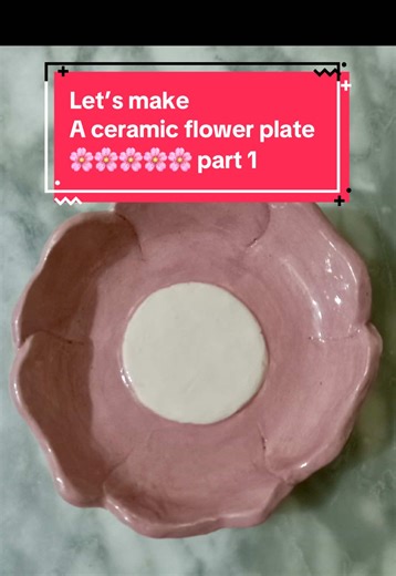 Creating a Beautiful Ceramic Flower Plate