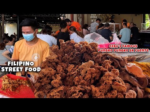 Filipino Street Food | Most famous place for Pungko - Pungko | Fuente, Cebu