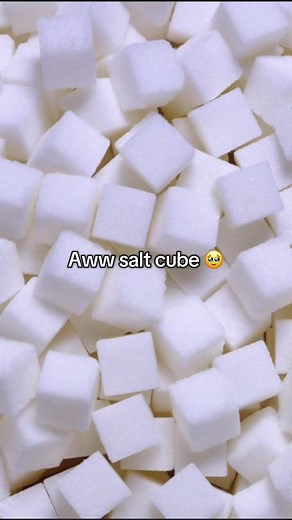 Cute Salt Cube Reaction