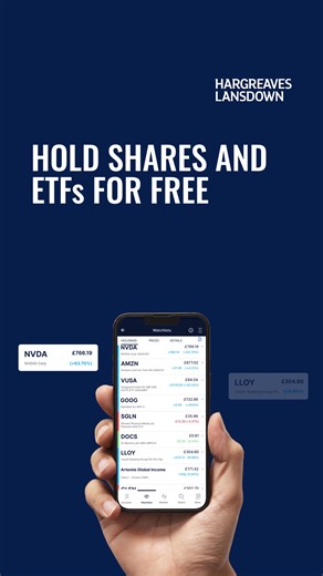 Free to hold shares, ETFs, investment trusts, VCTs, gilts and bonds. All in one place. Capital at risk. | Hargreaves Lansdown
