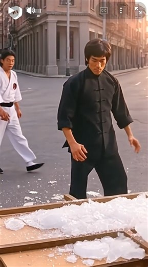 BRUCE LEE explose la glace #brucelee.