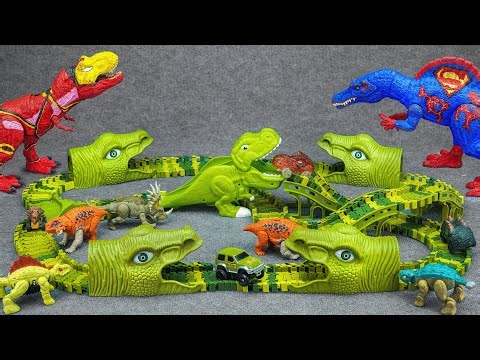 Jurassic World Unboxing and Review ASMR | Dinosaur Toys Collection T Rex Spinosaurus Carnivore