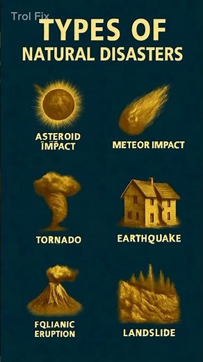 #1Types of Natural Disasters Explained 🌍⚡🌋