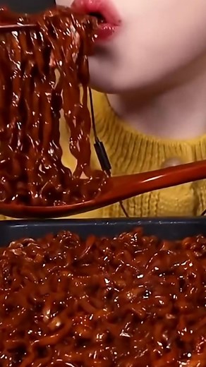 69K views · 1.5K reactions | “ASMR Black Bean Noodles  Ultimate...