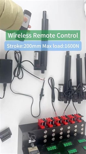12V DC linear actuator with wireless remote control #actuator #linearactuator #dcmotor #remote