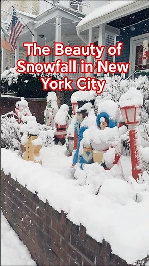 The Beauty of Snowfall in New York City | NYC Winter Walk 4K ☃️ #snow #snowfall #newyork