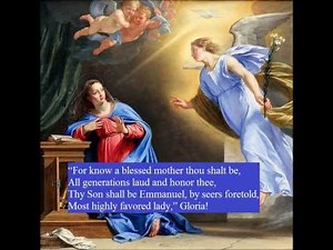 The angel Gabriel from heaven came