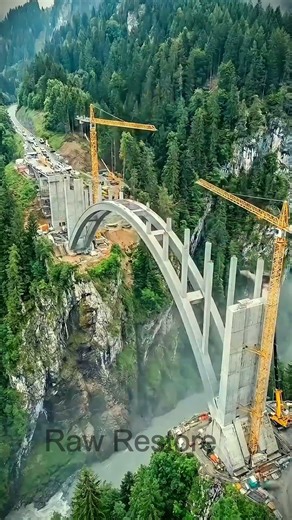 They Built This Massive Canyon Bridge in Impossible Conditions #shorts #engineering