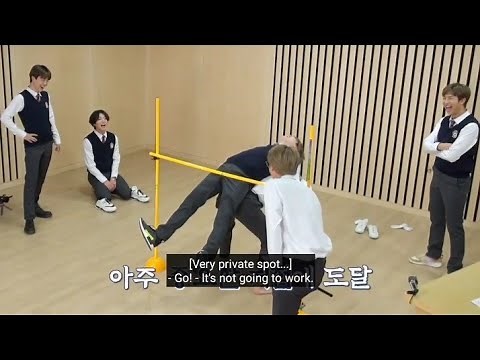 BTS run ep. 113 w/ Eng Sub | bts playing limbo bar 😂