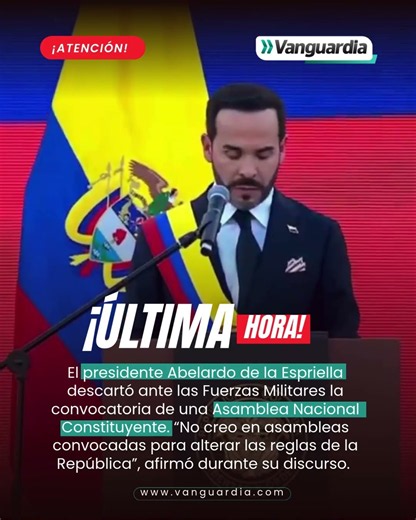 Abelardo de la Espriella assures there will be NO Constituent Assembly in his government | Vangua...
