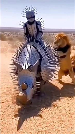 LION ATTACK 😱👀 #shorts #lion