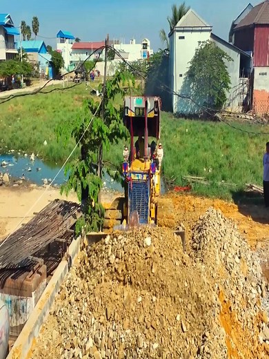 22K views · 328 reactions |  Real Action Scene! Installing Twin Drainage System Under Roadside | Josephe Dostie | Facebook