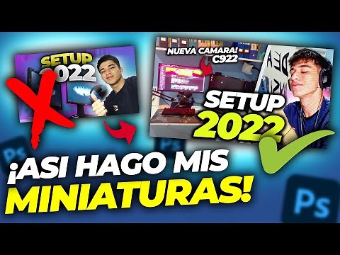 ✅ APRENDE como hacer MINIATURAS para tus videos de YouTube!